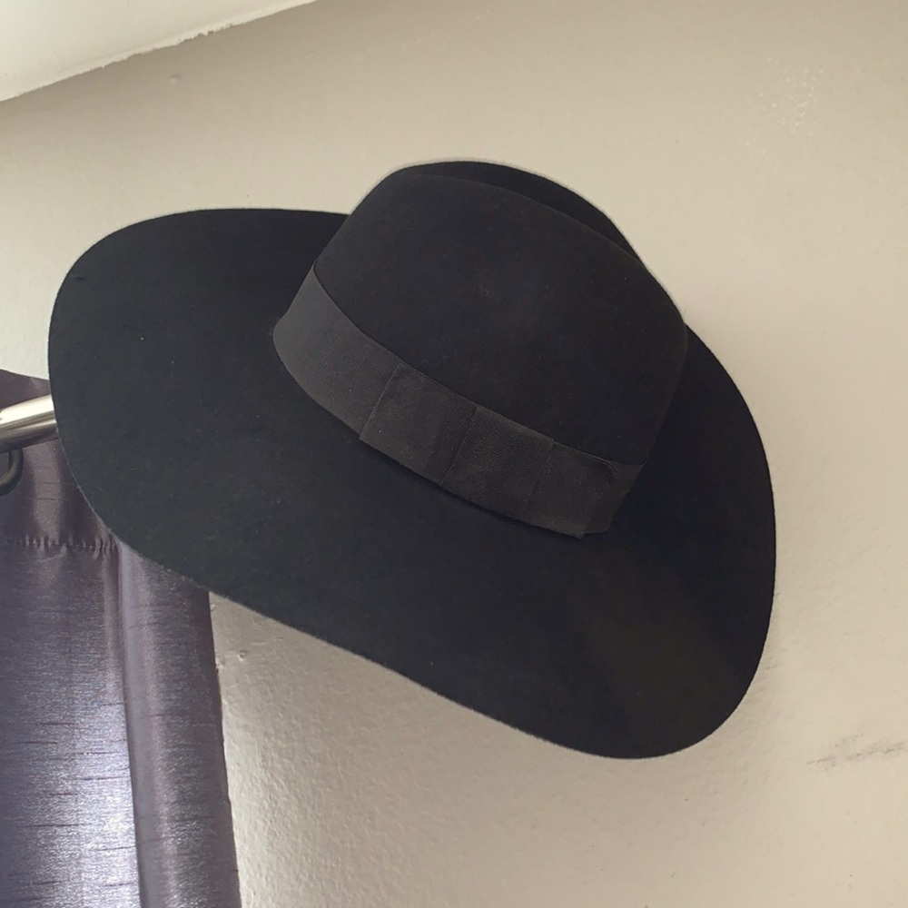 Brixton Black Floppy Brimmed Hat - Picture 4 of 9